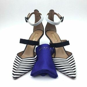 AQUAZZURA Very Downtown Ankle Strap Pump s…